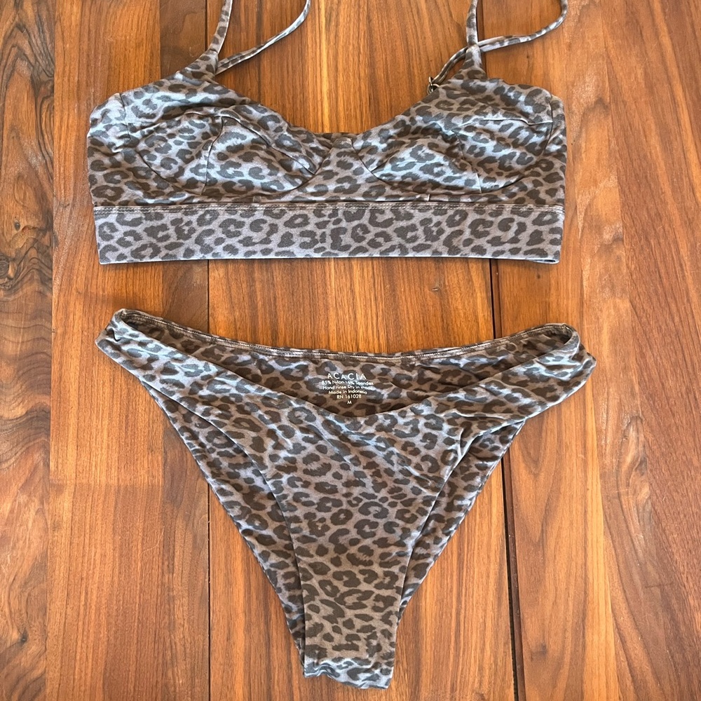 Leopard Print Bikini Set